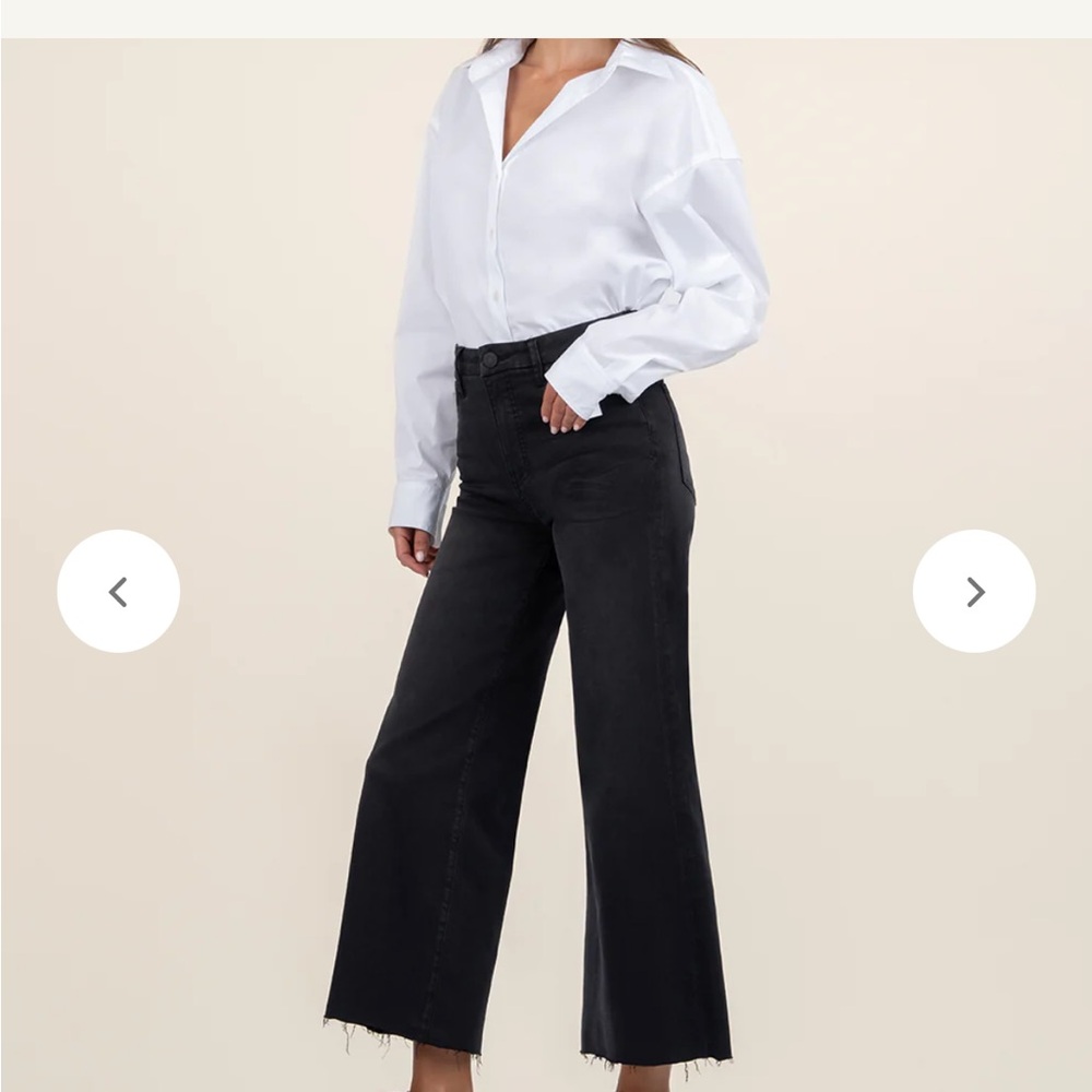 Kut From the Kloth Meg High Rise Wide Leg Jeans - Picture 2 of 8